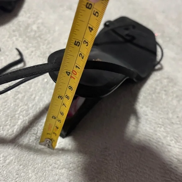 Reformation Black Strappy Sandals - Picture 6 of 6